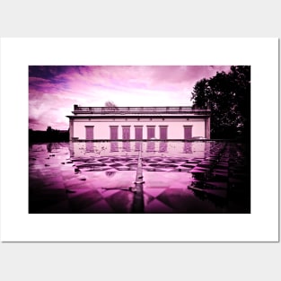 Pink House / Swiss Artwork Photography Posters and Art
